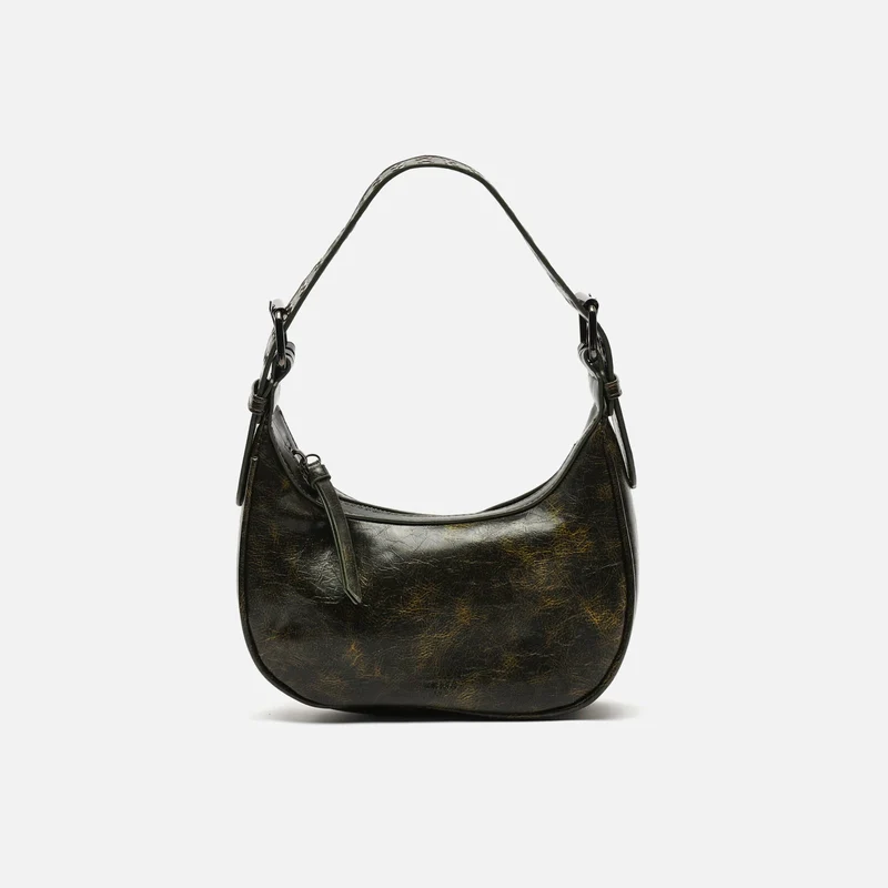 Iloas bolso de hombro con asa regulable y detalles metálicos ED.