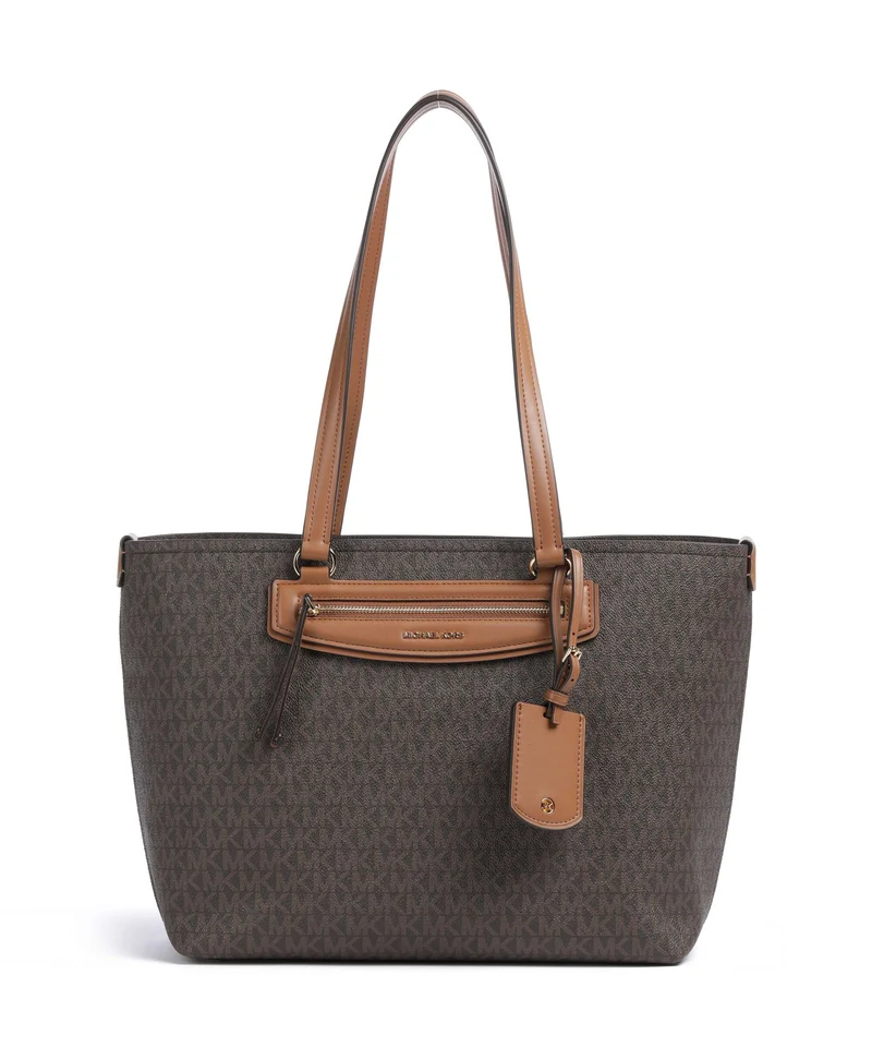 Michael Kors Jet Set Travel Medium Bolsa shopping brown/acorn