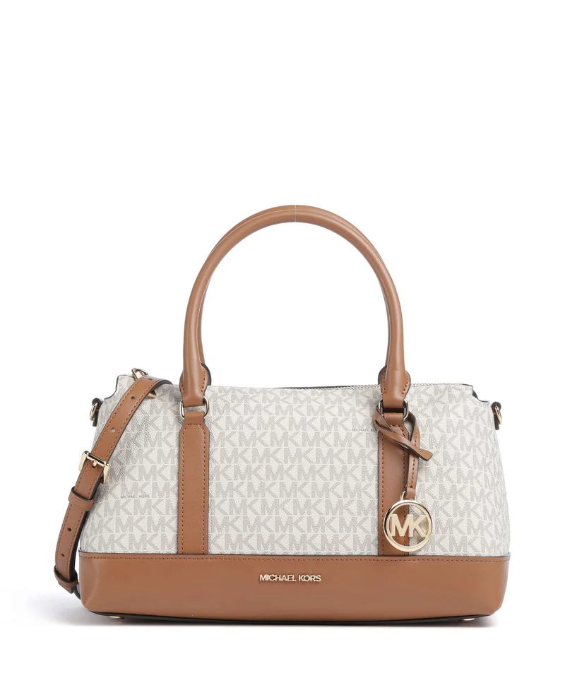 Michael Kors Andie Medium Bolso de mano vanilla/acorn