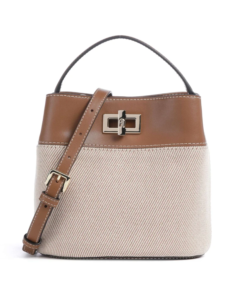 Furla Amelia Mini Bucket bolso de mano toni cognac