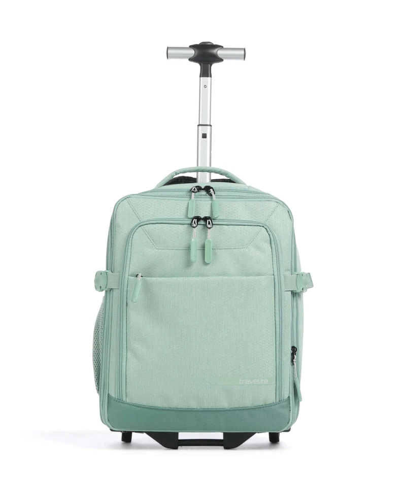 Travelite Kick Off Mochila con ruedas sage green