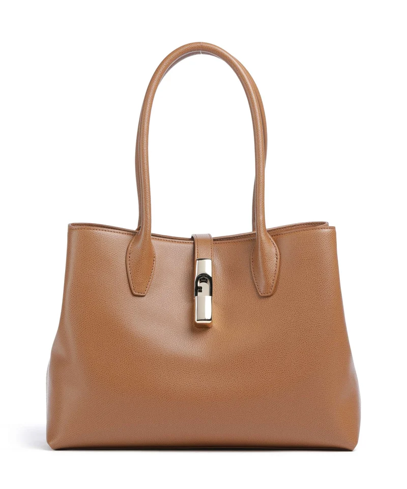 Furla Goccia M Bolsa shopping tabacco