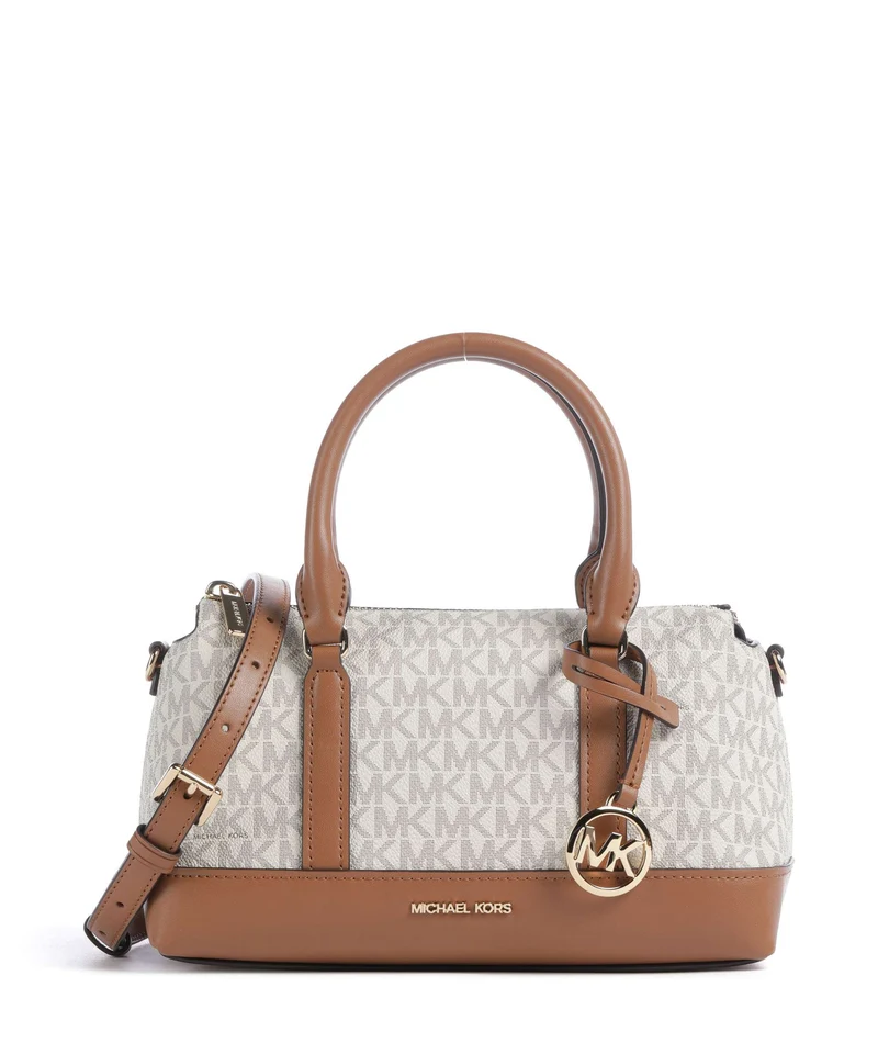 Michael Kors Andie Small Bolso de mano vanilla/acorn