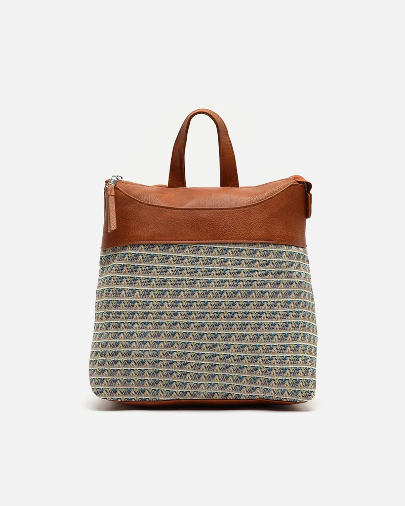 Kusi mochila con estampado jacquard ED.