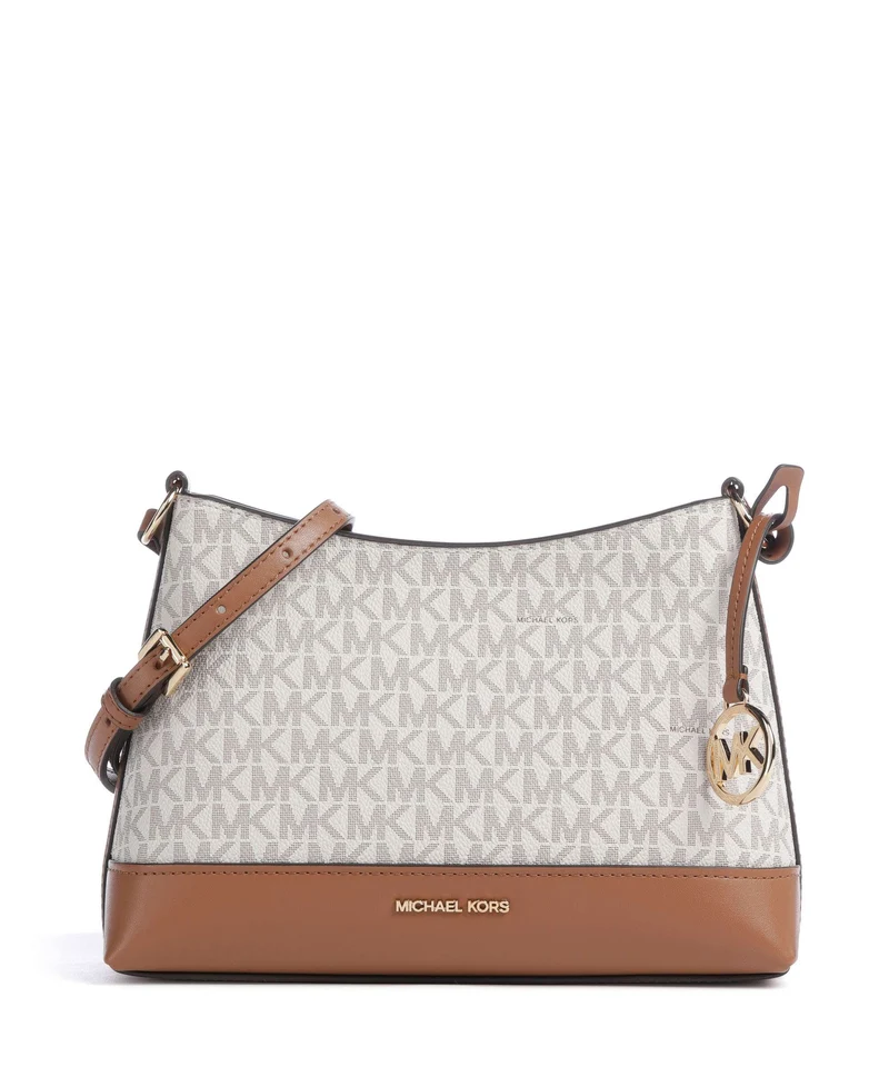 Michael Kors Andie Small Bandolera vanilla/acrn