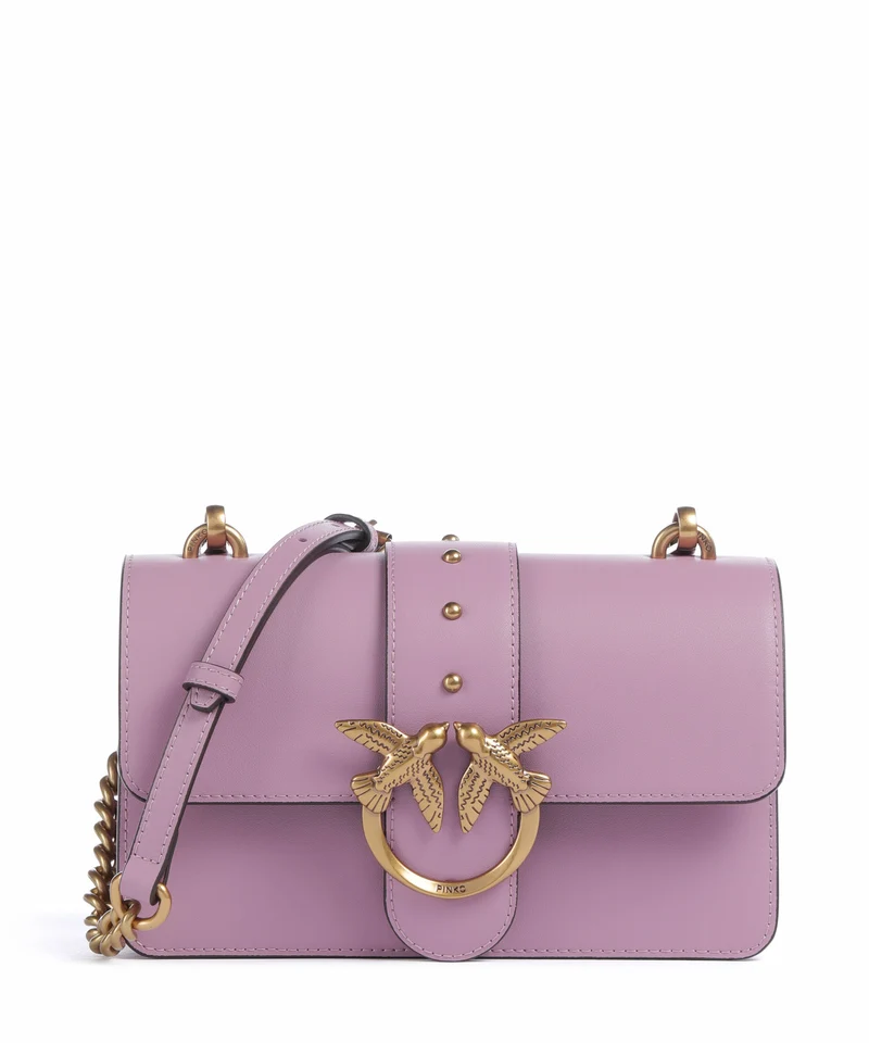 Pinko Love One Mini Bandolera lilla/antique gold
