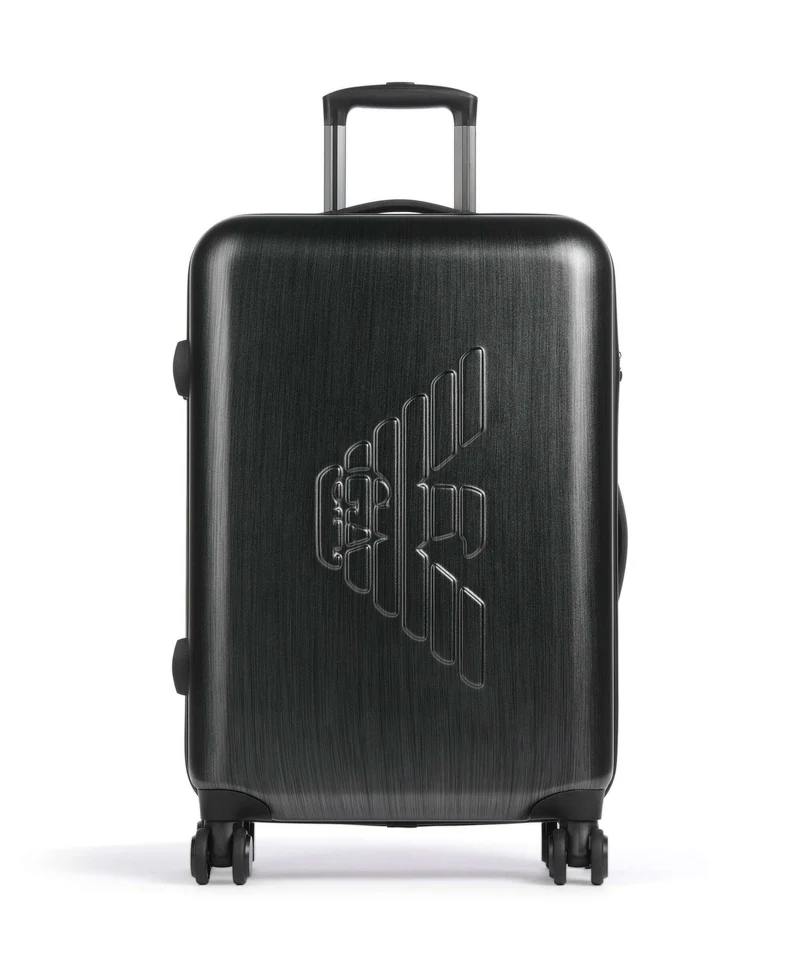 Emporio Armani Big Eagle Maleta con 4 ruedas gunmetal