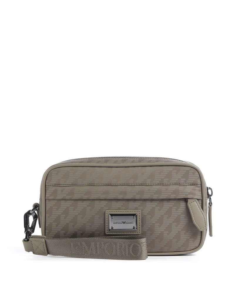 Emporio Armani Eagle All Over Neceser stone gray
