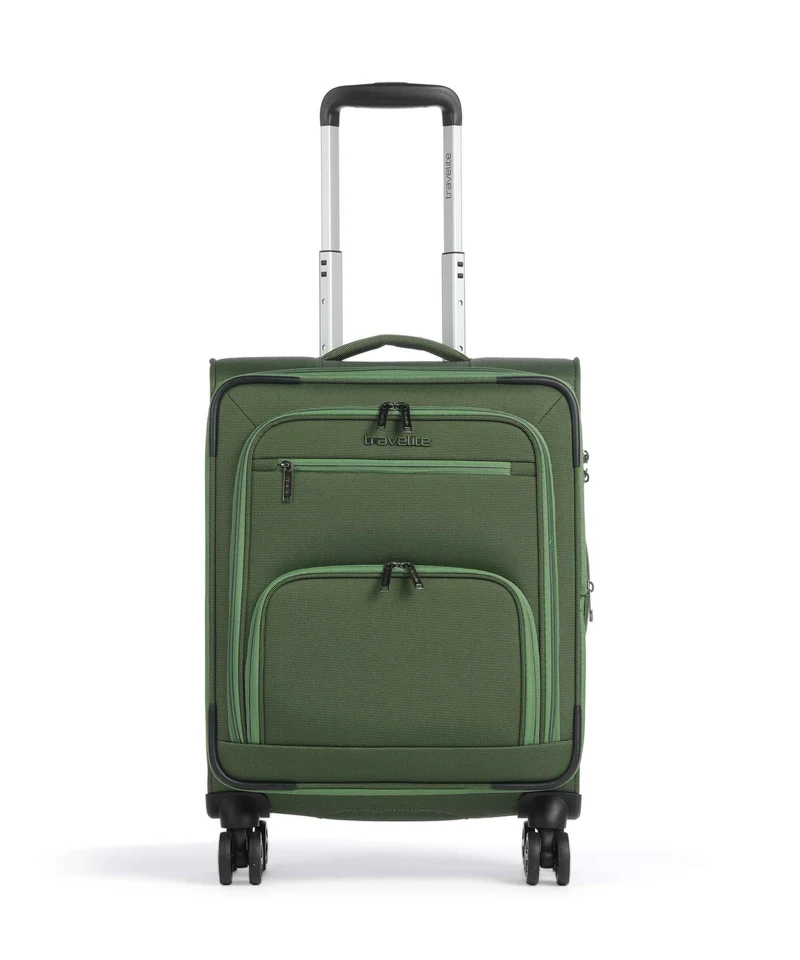 Travelite Cubis Maleta con 4 ruedas green
