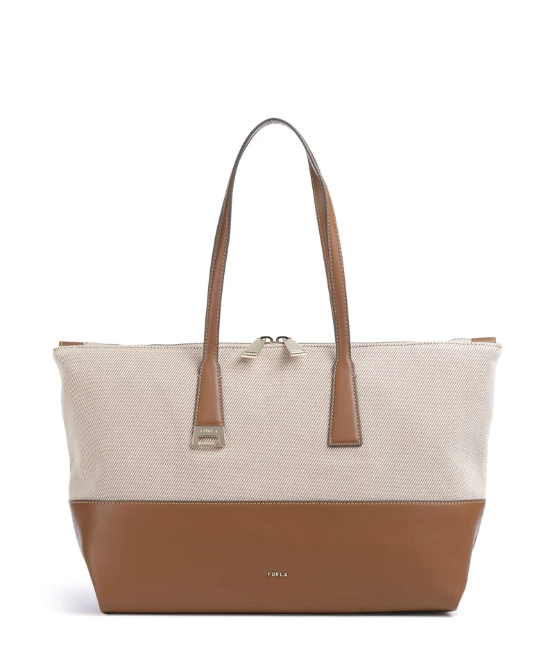 Furla Olivia L Bolsa shopping toni cognac