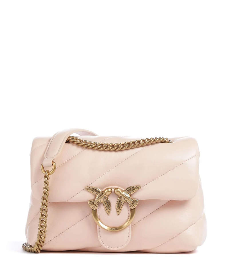 Pinko Love Puff Mini Bolso de hombro light pink/antique gold