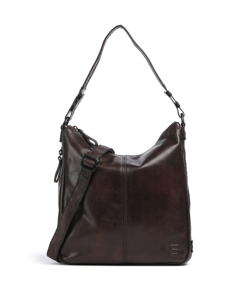 Spikes & Sparrow Apache Gayla Bolso de hobo dark brown
