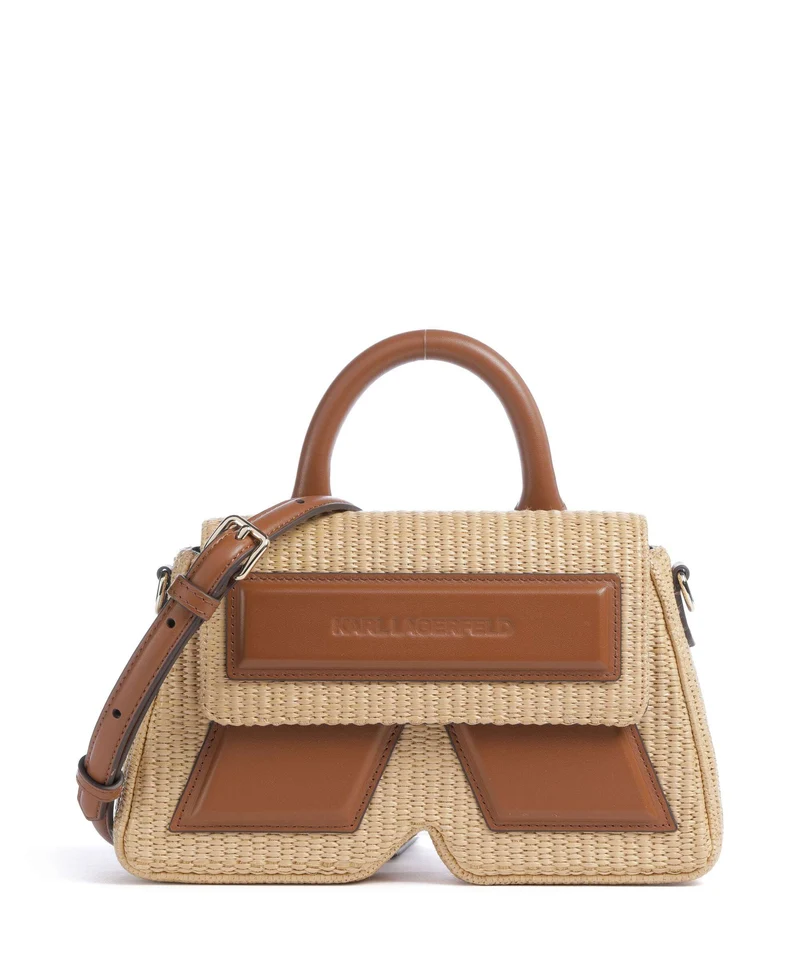 Karl Lagerfeld K/Ikon Bandolera natural/tan
