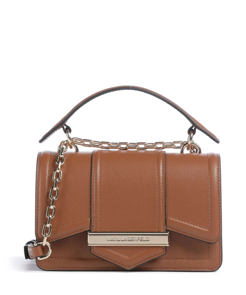 Karl Lagerfeld K/Nova Small Bandolera dark tan