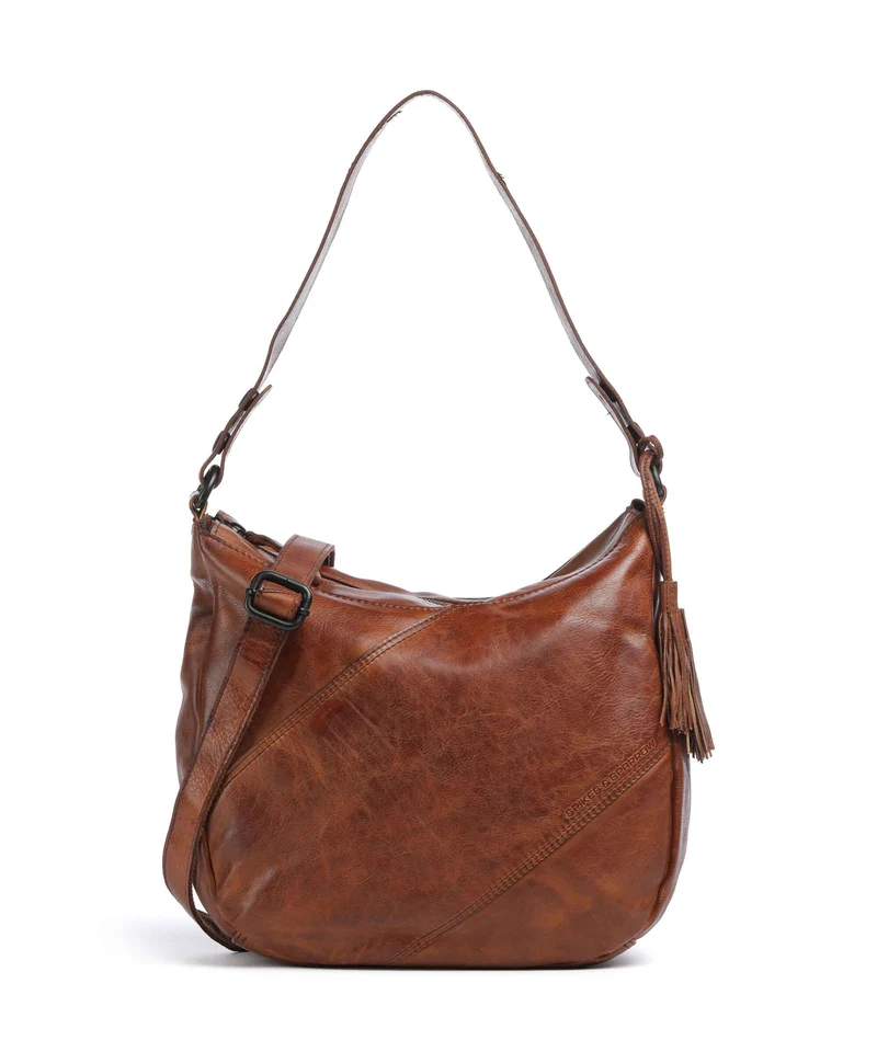 Spikes & Sparrow Apache Natalia Bolso de hobo brandy