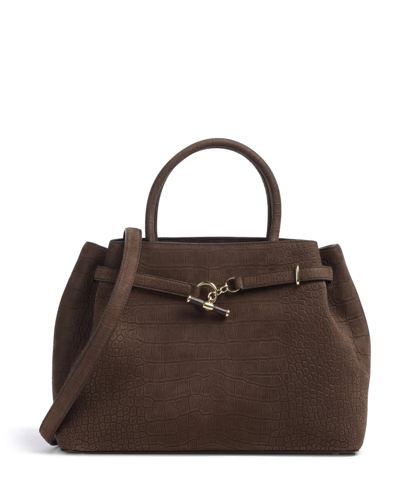 Lauren Ralph Lauren Blaike Large Bolso de mano chestnut brown