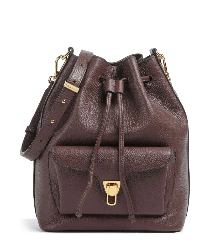 Coccinelle Beat Generation Bucket bolso de mano berry