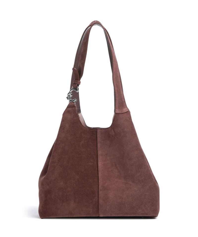Coccinelle C-Easy Suede Bolso de hobo berry