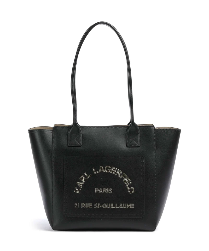 Karl Lagerfeld K/Daily Medium Bolsa shopping black nickel