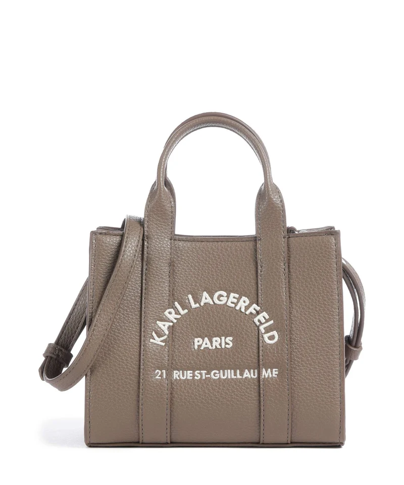 Karl Lagerfeld K/Rue St Guillaume Mini Bolso de mano dark taupe