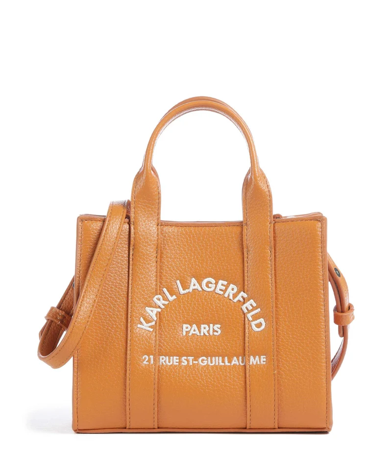 Karl Lagerfeld K/Rue St Guillaume Mini Bolso de mano dark orange/sienna