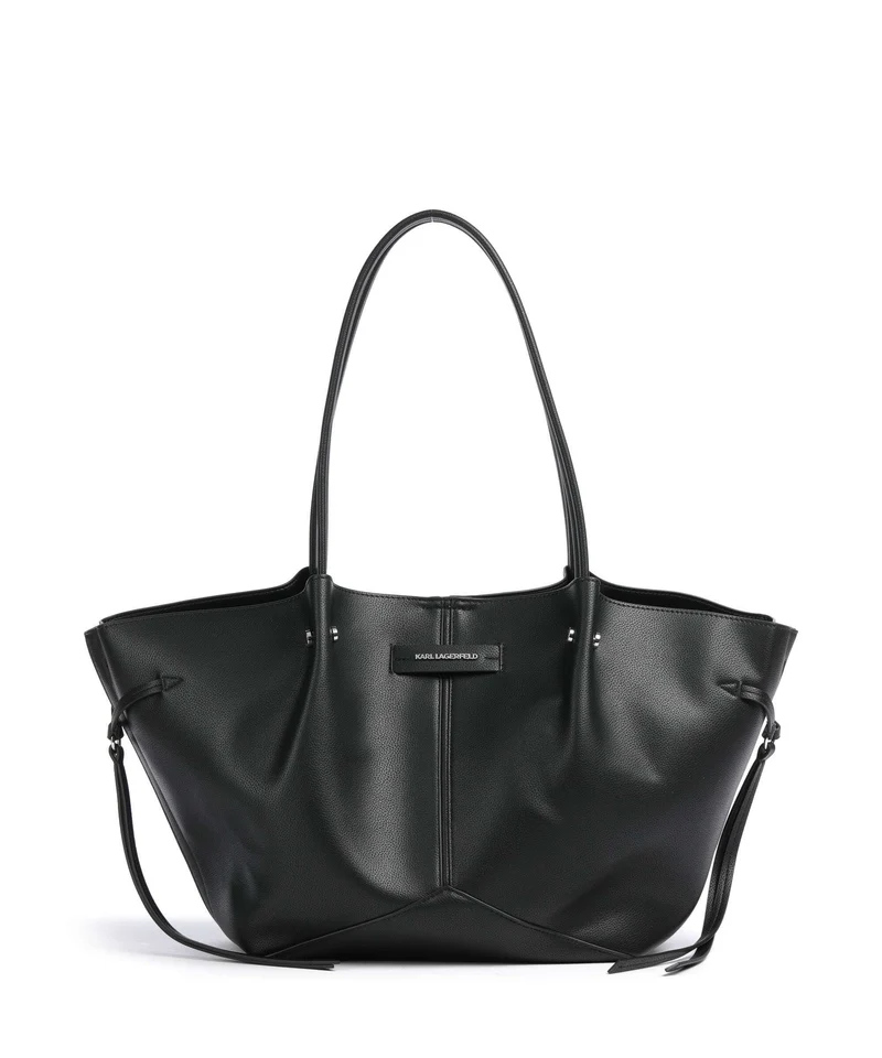 Karl Lagerfeld K/Pierced Medium Bolsa shopping black nickel