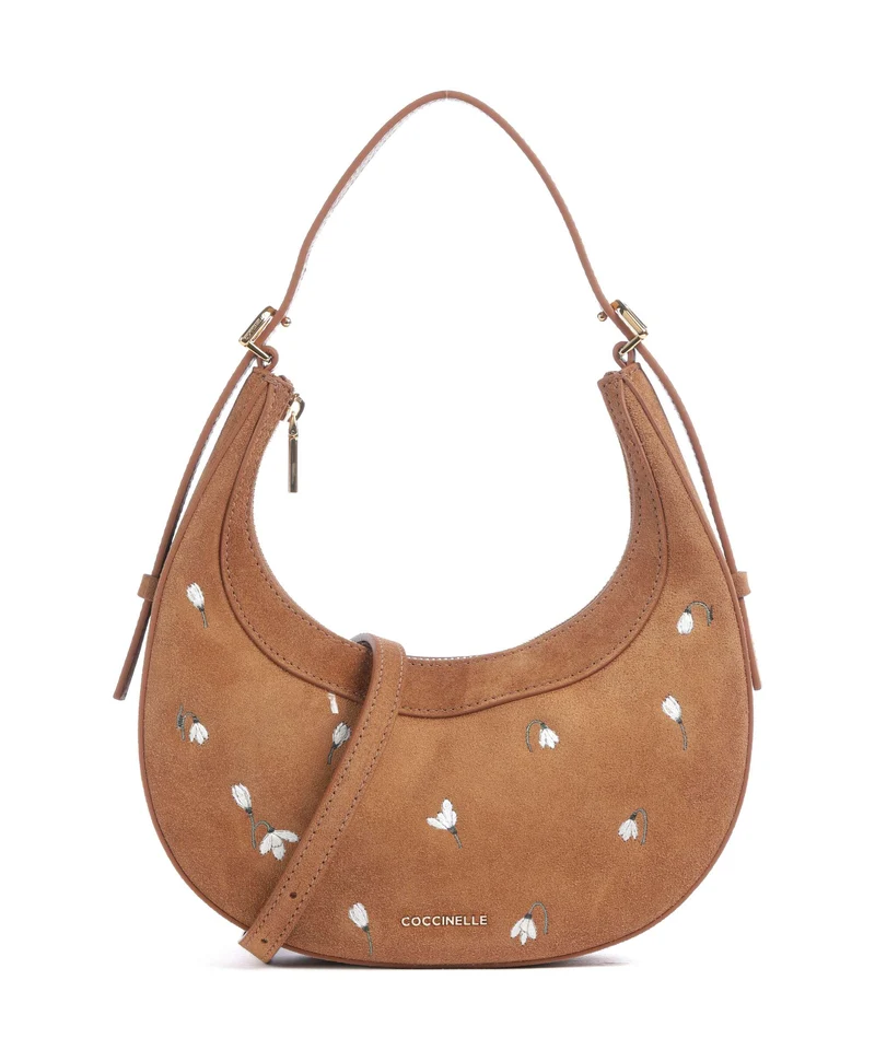 Coccinelle Whisper Bolso de mano cognac