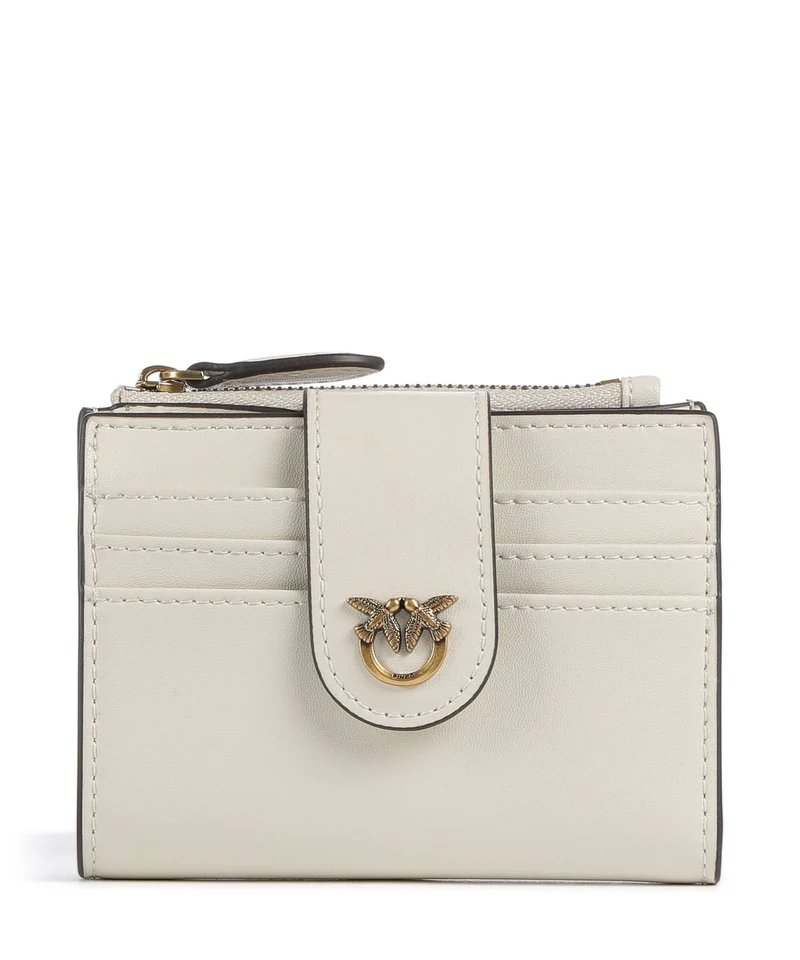 Pinko Monedero bianco seta/antique gold
