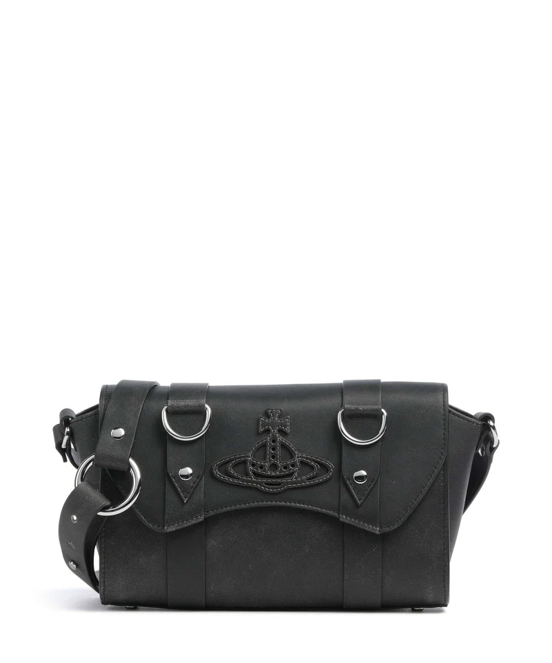 Vivienne Westwood Kimmy Distressed Bandolera off black