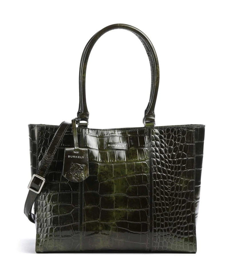 Burkely Cool Colbie Bolsa shopping olive patent