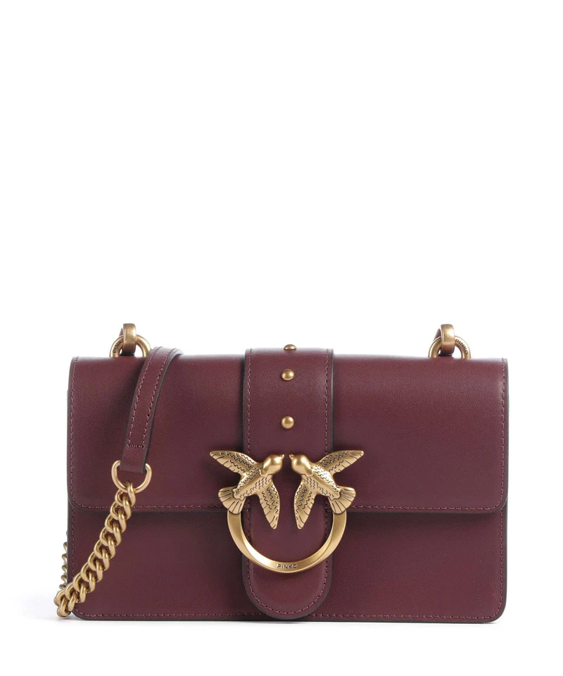 Pinko Love One Mini Bandolera ribes intenso/antique gold