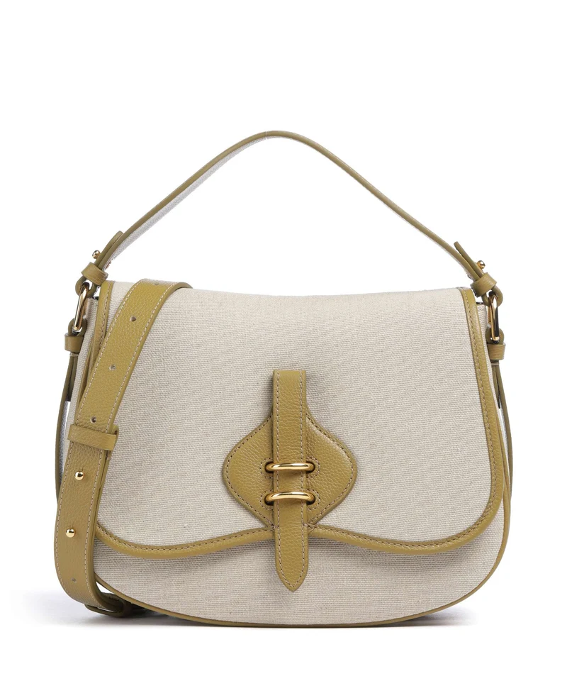 Coccinelle Mavery Canvas Bolso de mano natural/seagrass