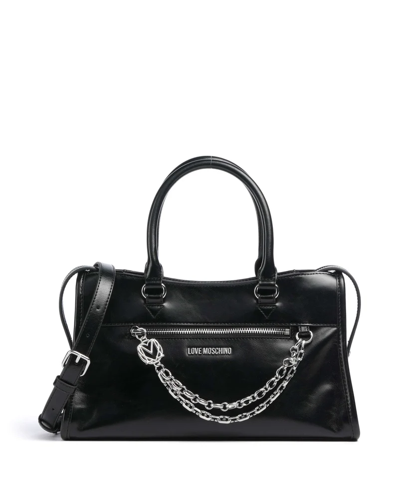 Love Moschino Urban Chains Bolso de mano black/black