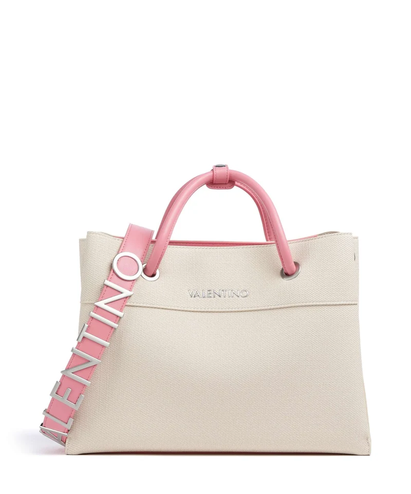 Valentino Bags Alexia Summer Bolso de mano naturale/rosa