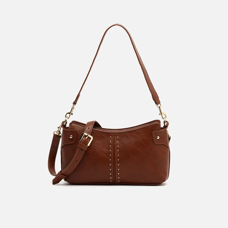 Jita bolso de hombro pequeño con detalles metálicos ED.