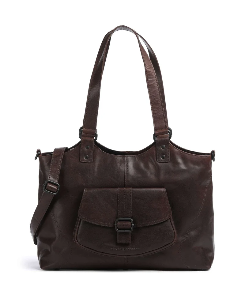 Spikes & Sparrow Bronco Kalynn Bolsa shopping dark brown