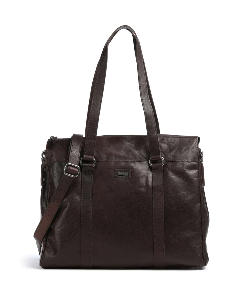 Spikes & Sparrow Bronco California Bolsa shopping dark brown