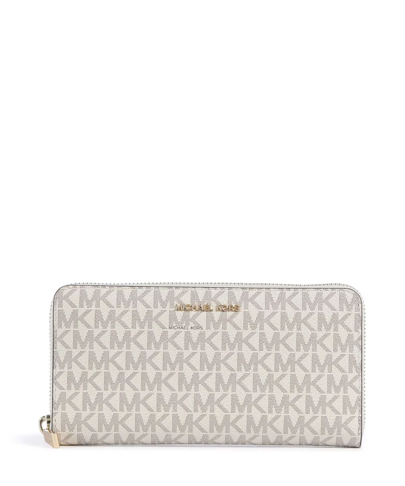 Michael Kors Jet Set Large Monedero vanilla/acrn