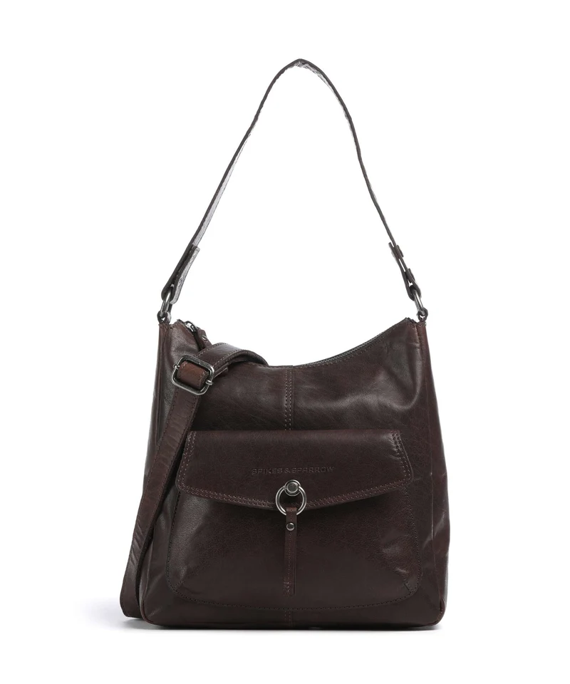Spikes & Sparrow Bronco Cydney Bolso de hobo dark brown