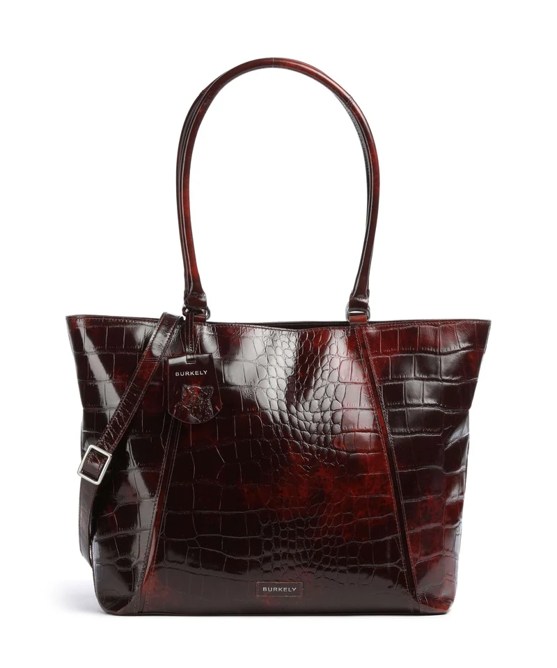 Burkely Cool Colbie Bolsa shopping burgundy patent