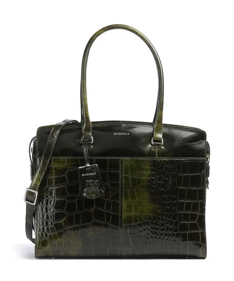 Burkely Cool Colbie Bolsa shopping olive patent