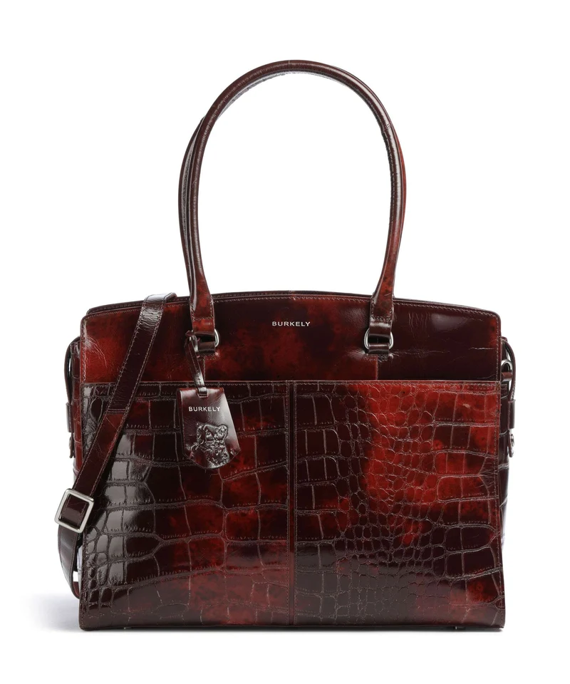 Burkely Cool Colbie Bolsa shopping burgundy patent