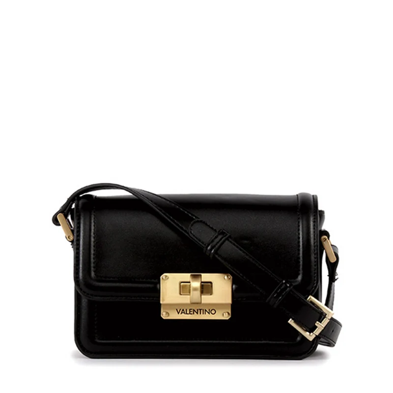 Valentino Bags Floren Black Crossbody Bag VBS9A910NERO
