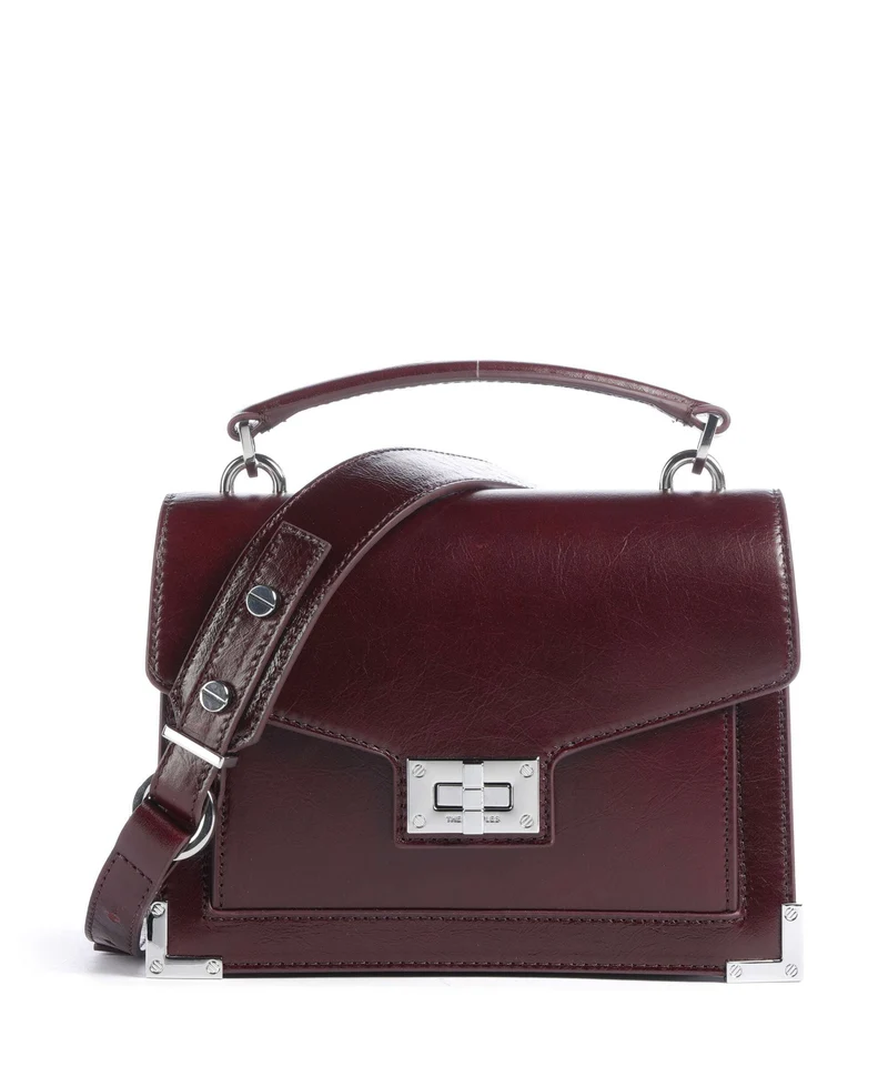 The Kooples Emily Small Bandolera bordeaux