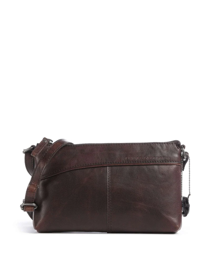 Spikes & Sparrow Bronco Merlin Bandolera dark brown