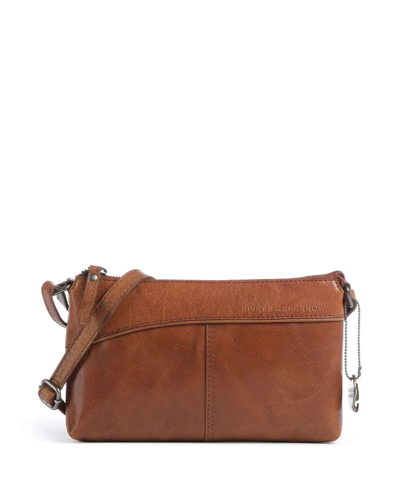 Spikes & Sparrow Bronco Merlin Bandolera brandy
