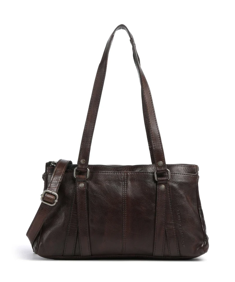 Spikes & Sparrow Apache Christabelle Bolso de hombro dark brown