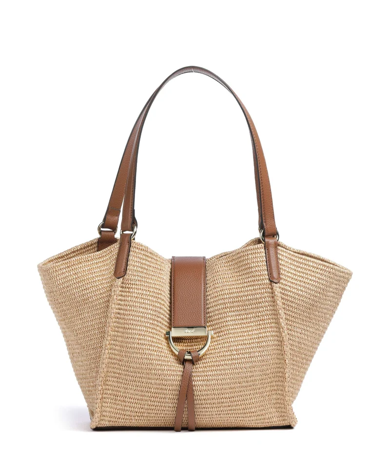 Abro Raffia Classica Temi Bolsa shopping natural