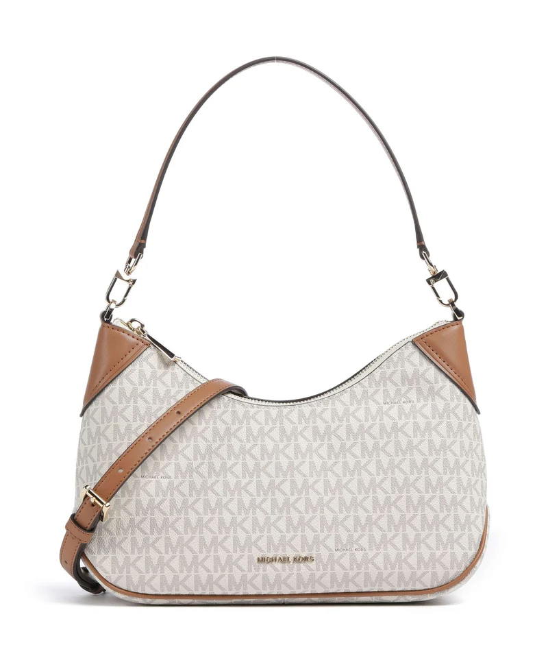 Michael Kors Jet Set Medium Bolso de hombro vanilla/acrn