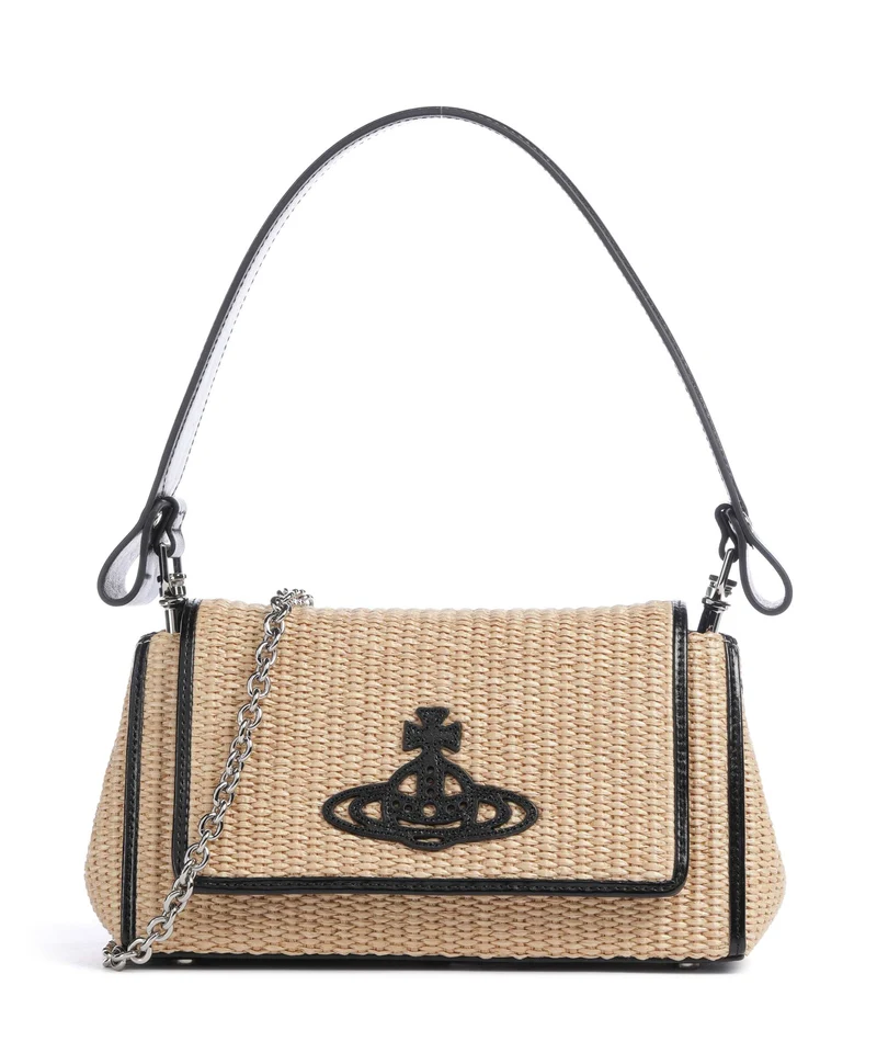 Vivienne Westwood Hazel Medium Bolso de hombro natural